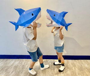 PLAY系列：動物立體大面具--鯊魚（速成版）